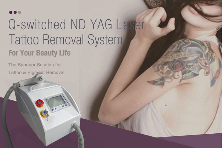 Painless Q Switch Laser Tattoo Removal Machine PrettyLasers