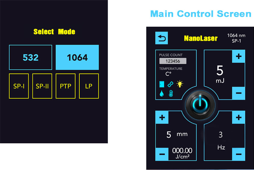 Main Control Screen